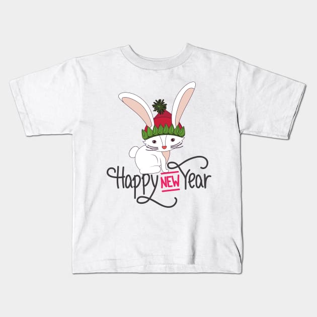 Merry Christmas / Happy New Year Kids T-Shirt by rayanammmar